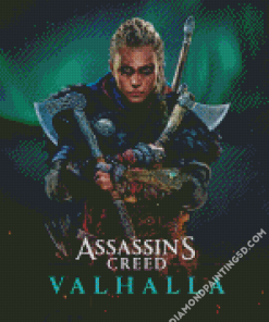Assassin's Creed Valhalla Game Poster Diamond Paintings