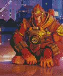 Overwatch Winston Game Character Diamond Paintings