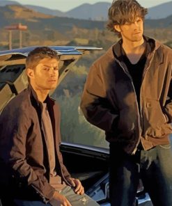 Sam And Dean Winchester Characters Diamond Paintings