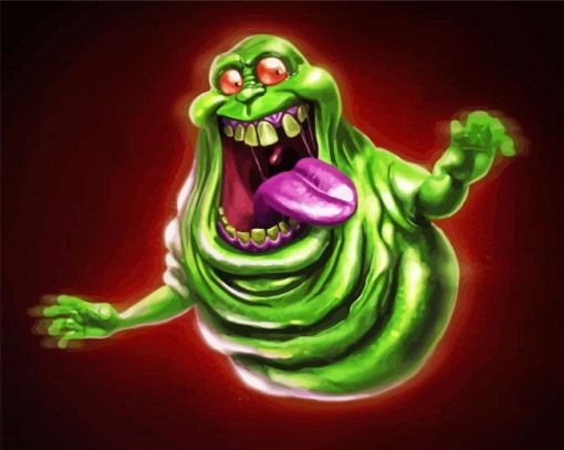 Slimer From Fhostbusters Animation Diamond Paintings