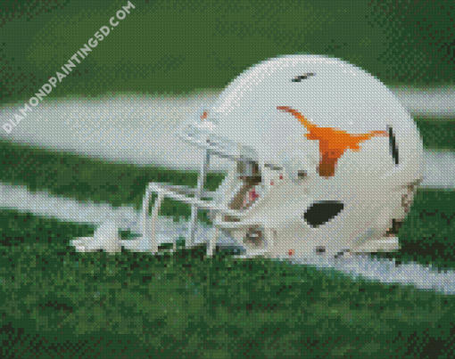 Texas Longhorns Football Helmet Diamond Paintings