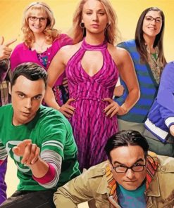 The Big Bang Theory TV Show Diamond Paintings