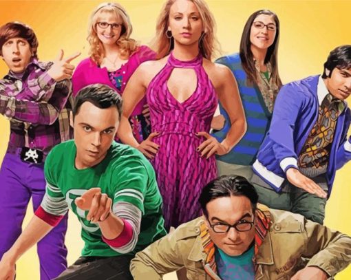The Big Bang Theory TV Show Diamond Paintings