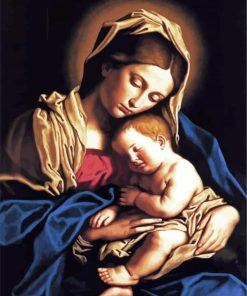 Aesthetic Blessed Mother Diamond Paintings