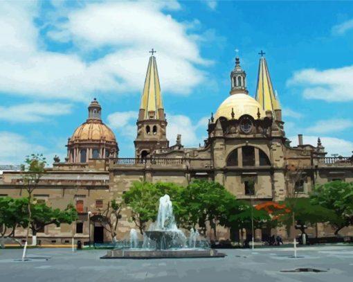 Cathedral Of Guadalajara Diamond Paintings