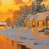Christmas Painter Of Light Thomas Diamond Paintings
