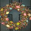 Colorful Easter Wreath Diamond Paintings