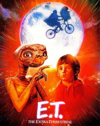 ET The Extra Terrestrial Movie Diamond Paintings