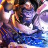 Overwatch Winston Gorilla Character Diamond Paintings