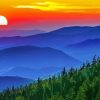 Sunset Appalachian Mountains Diamond Paintings