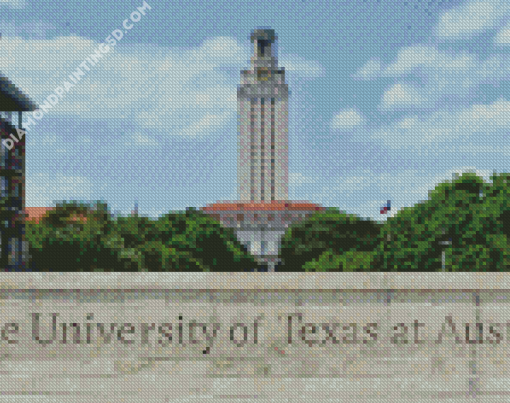 The University Of Texas Building Diamond Paintings