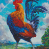 Aesthetic Rooster Art Diamond Paintings