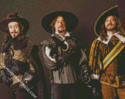 Aesthetic The Three Muskeeters Diamond Paintings