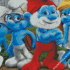 Aesthetic The Smurfs Diamond Paintings