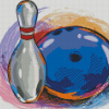 Aesthetic Bowling Art Illustration Diamond Paintings