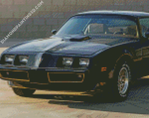 Black Trans Am Car Diamond Paintings