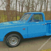 Blue Truck 1967 Chevy Stepside Diamond Paintings