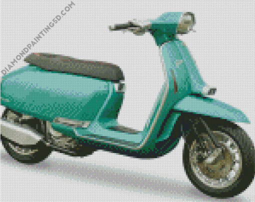 Green Lambretta Diamond Paintings