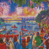 4th Of July Fireworks Diamond Paintings