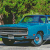 Blue Dodge Challenger 1970 Diamond Paintings