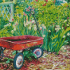 The Red Wagon Diamond Paintings