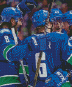 Vancouver Canucks Ice Hockey Player Diamond Paintings