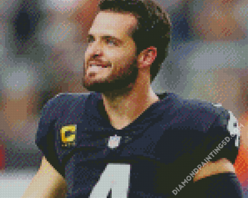 Derek Carr Player Diamond Paintings