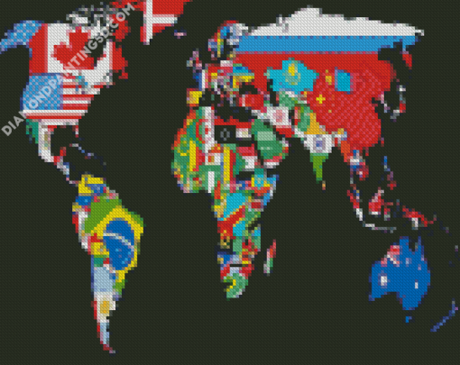 World Flags Diamond Paintings