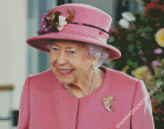 Smiling Queen Elizabeth Diamond Paintings