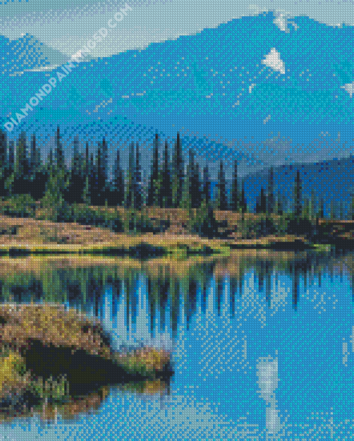 Wonder Lake Denali National Park Mountains Diamond Paintings