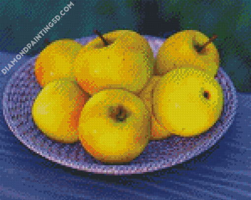 Yellow Apple Fruit Diamond Paintings