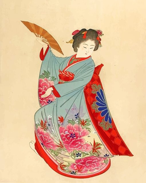 Ancient Japan Woman Diamond Paintings