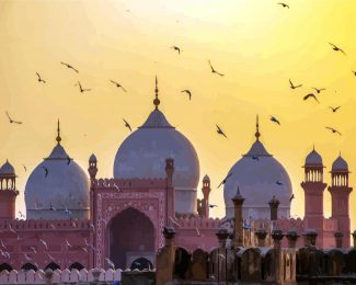 Badshahi Mosque Lahore Pakistan Diamond Paintings