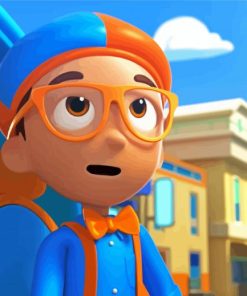 Blippi Character Diamond Paintings