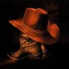 Cowboy Hat And Boots Diamond Paintings