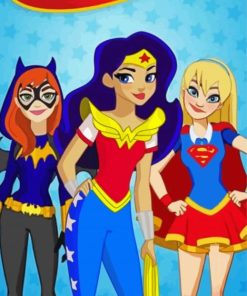 DC Super Hero Girls Diamond Paintings