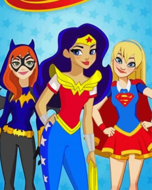DC Super Hero Girls Diamond Paintings
