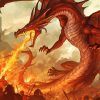 Cool Dragon Breathing Fire Diamond Painting 