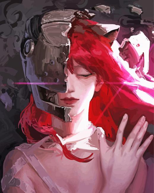 Lucy Elfen Lied Anime - Diamond Paintings 