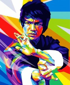 Enter The Dragon Bruce Lee Pop Art Diamond Paintings