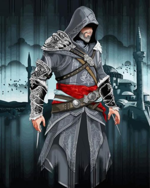 Ezio Assassins Creed Video Game Diamond Paintings