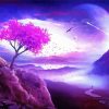 Fantasy Purple Tree Diamond Paintings