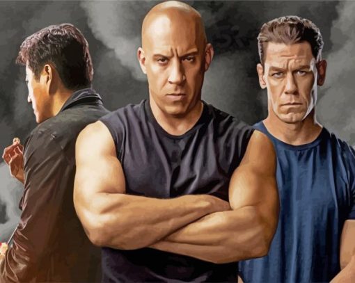 Fast And Furious Characters Diamond Paintings