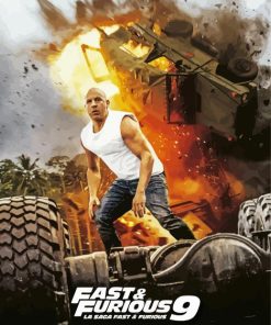 Fast And Furious Poster Diamond Paintings