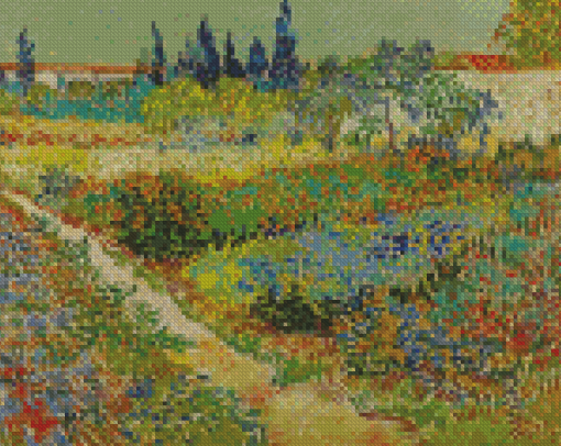 Garden At Arles Van Gogh Diamond Paintings