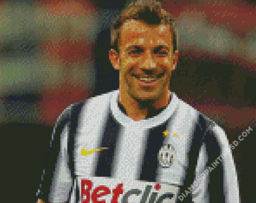 Allessandro Del Piero Juventus Player Diamond Paintings