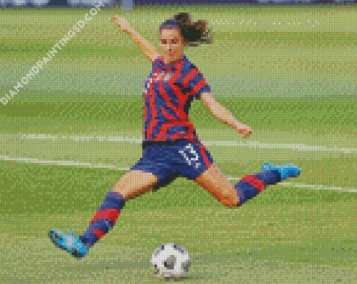 Alexandra Morgan Carrasco Soccer Player Diamond Paintings