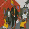 Blind Beggars By Jacob Lawrence Diamond Paintings