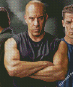 Fast And Furious Characters Diamond Paintings