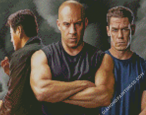 Fast And Furious Characters Diamond Paintings